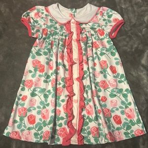 Rose printed Valentine’s Day dress size 2t